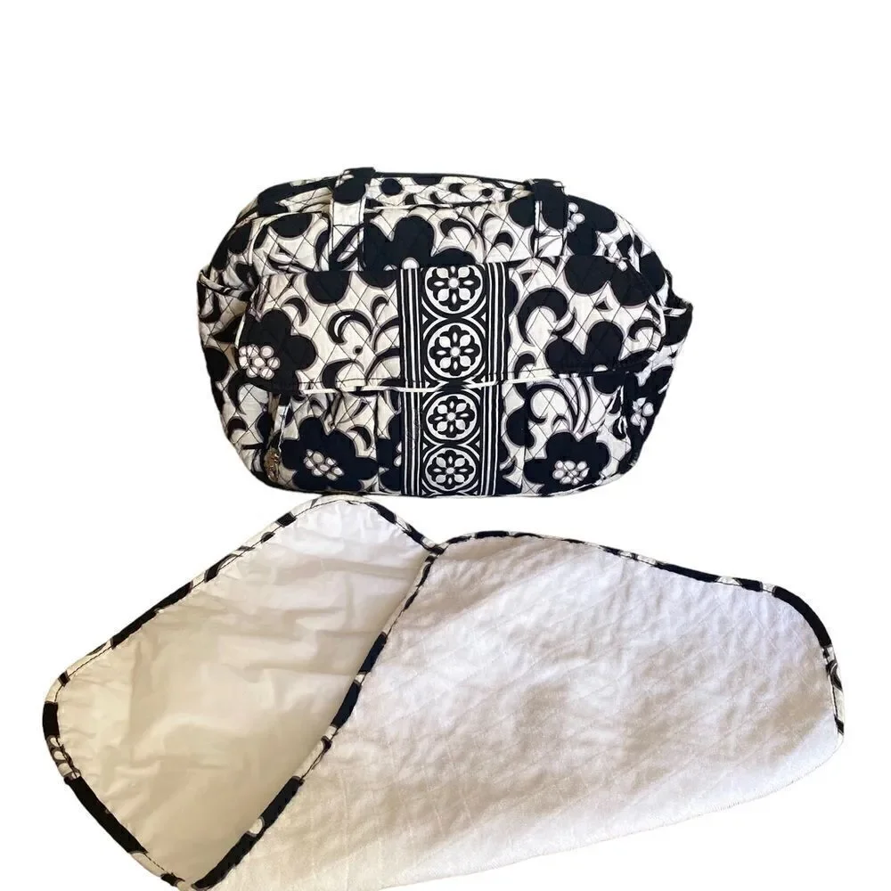 Vera Bradley Baby Diaper Bag in Night and Day Pattern